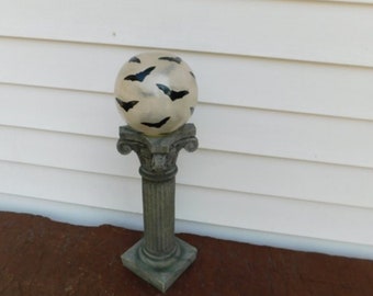 Halloween Bat Pillar Ball Light Decor