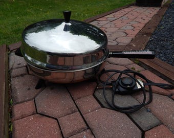 Farberware Stainless Steel 12" Electric Skillet Fry Pan B310-A