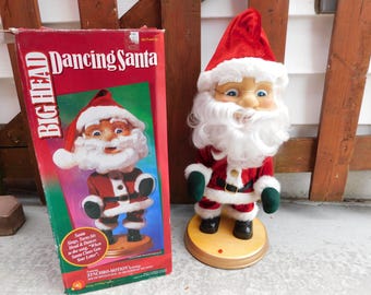 Gemmy Vintage Singing Bing Crosby Santa Works - Etsy