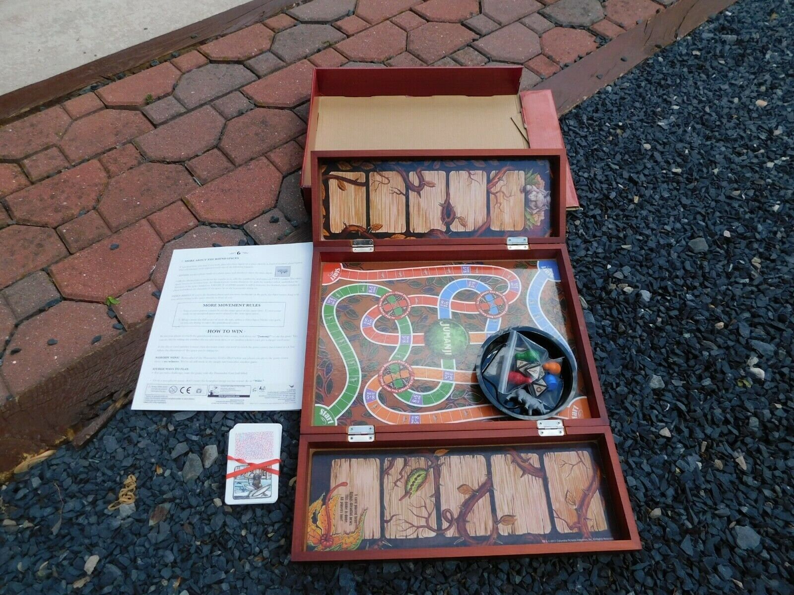 Toys & Hobbies WOW!! NEW JUMANJI BOARD GAME CARDINAL EDITION REAL WOODEN  WOOD BOX MINTY FRESH Board & Traditional Games AD1962141