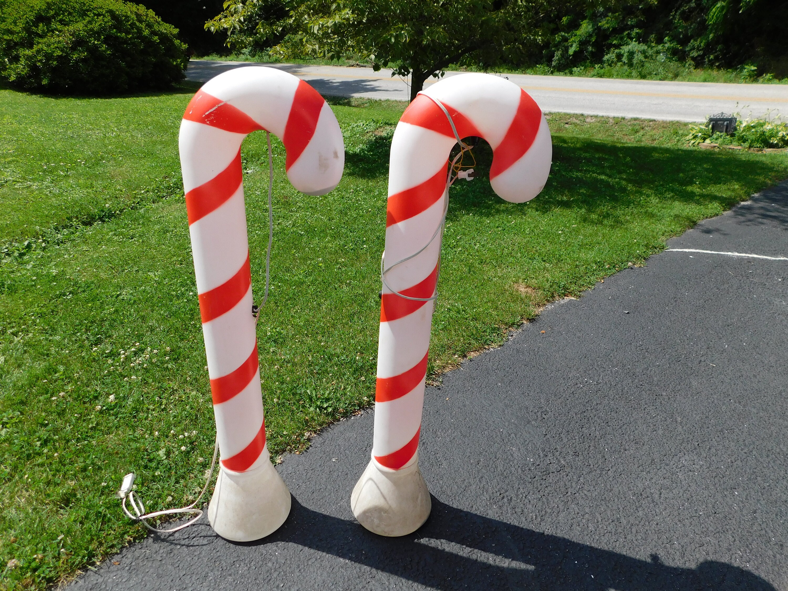 Christmas Candy Cane Blow Mold munimoro.gob.pe