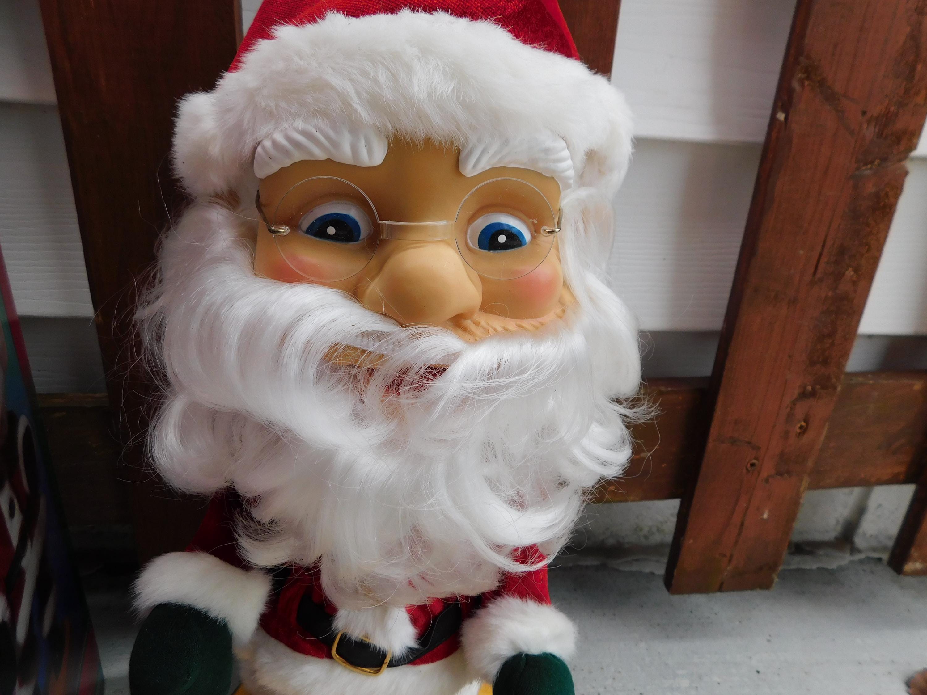 Big Head Dancing Santa Claus Gemmy Industries 2001 in Original Box