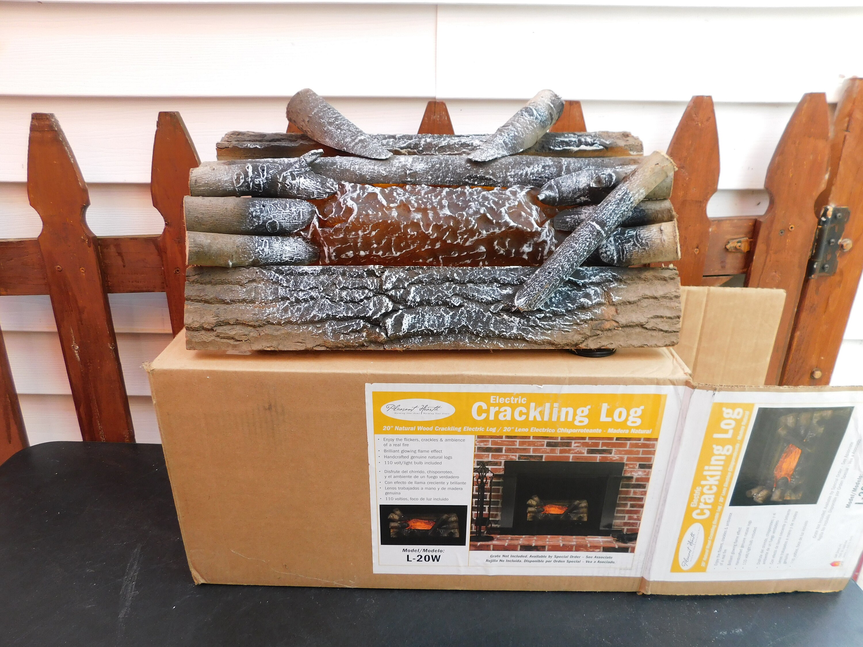 Vintage Pleasant Hearth L-20W Electric Crackling Fireplace New - Etsy
