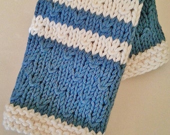 Patrón de tejido para toallitas de algodón orgánico: accesorio de spa fácil de tejer (patrón en PDF)