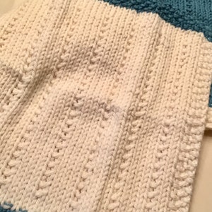 WASHCLOTH KNITTING PATTERN, easy beginner knit pattern, knit dishcloths, organic cotton spa facecloth, knits for bath, hostess gift idea image 7