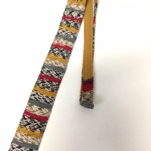 NECKTIE KNITTING PATTERN, beginner knit pattern, knit tie, knitted gift, sock yarn knit tie, boyfriend or dad gift, fingering weight yarn image 5