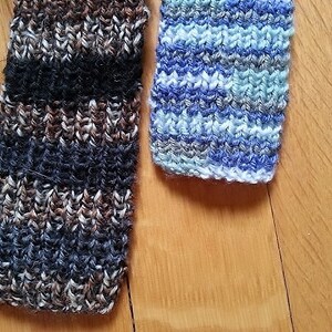 NECKTIE KNITTING PATTERN, beginner knit pattern, knit tie, knitted gift, sock yarn knit tie, boyfriend or dad gift, fingering weight yarn image 6