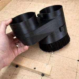 Funda antipolvo para husillo de 80 mm y manguera de 100 mm (4") - Archivo STL para impresión 3D