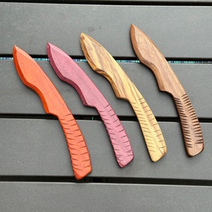 Wooden knife for martial arts training or play, toy, fun, HEMA, Filipino, Kali, Arnis, Escrima, or Indonesian martial arts
