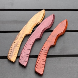 Digital files: wooden knife for martial arts training or play, toy, fun, HEMA, Filipino, Kali, Arnis, Escrima, or Indonesian martial arts