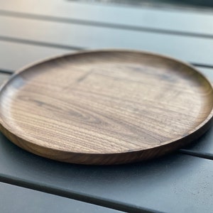 Download digital de arquivos CNC Bandeja coletora de 10,5" Prato de bife, Tábua de queijos de charcutaria, flocos de tabaco, travessa redonda, prato de jantar