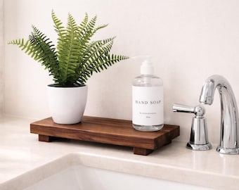 Walnut Wood Riser - Ideal for Elevating Plants, Candles, Soap, Statues & Decorative Items
