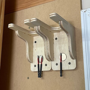 Tool holder in 1/2&quot; (12mm) plywood for organizing your drill, driver, jig saw, angle grinder, etc. Digital CNC files NOT A PHYSICAL Product