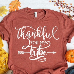 Thankful for My Tribe Family Mother Womens Ladies Shirt - Etsy