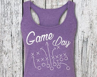 Women's Tank Top, Game Day, Football, Tank Top, Gift For Her, Football Shirt, Mothers Day Gift, Game Day 2