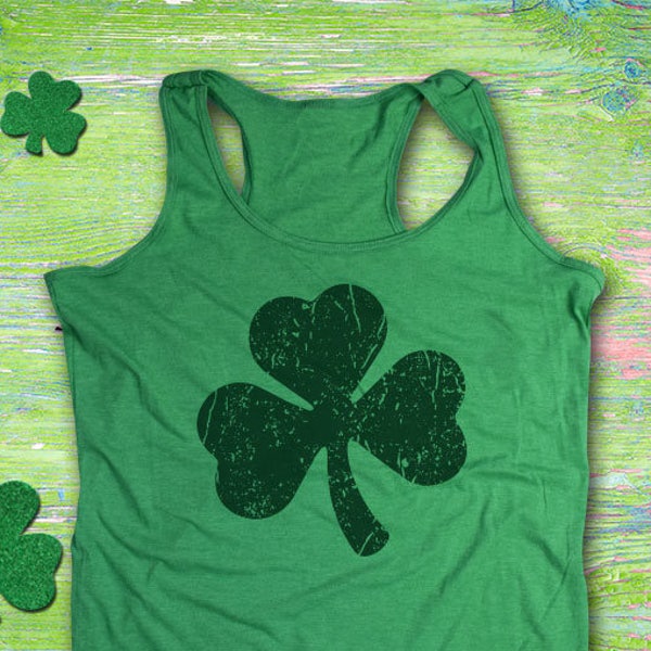 st patricks day tank women