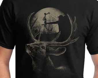 Bow Hunting Shirt, Whitetail Deer, Antler, Rack, Hunters Shirt