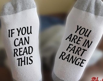 Fart In Range, If You Can Read This, Birthday, Christmas, Gift For Him, Gift For Her, Funny Gift