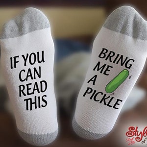 Bring Me A Pickle, If You Can Read This, Gift For Him, Gift For Husband, Anniversary Gift, Gift For Her, Gift For Wife