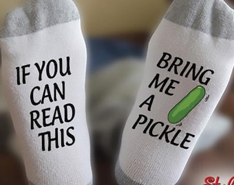 Bring Me A Pickle, If You Can Read This, Gift For Him, Gift For Husband, Anniversary Gift, Gift For Her, Gift For Wife