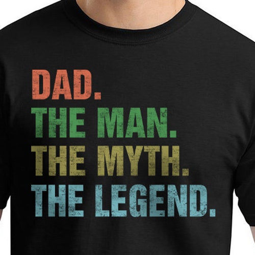 The Legend Shirt Husband Dad Papa Shirt Personalized Dates - Etsy