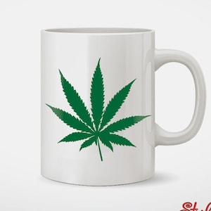 Marijuana Pot Weed Leaf Coffee Mug