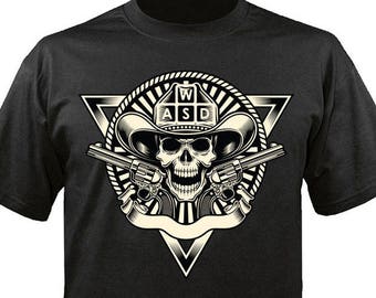 Gaming Geek Camisa Camiseta Funny Regalo PC Gaming WASD Teclado