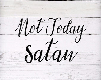 Hoy no Satanás, Descarga instantánea, svg, png, eps, jpeg, Uso comercial