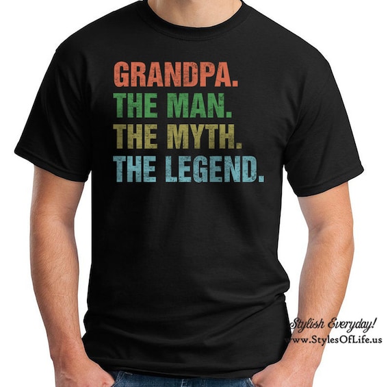 Grampa The Man The Myth The Legend Shirt Fathers Day Gifts Grampa The Man The Myth The Legend Shirt Fathers Day Gifts