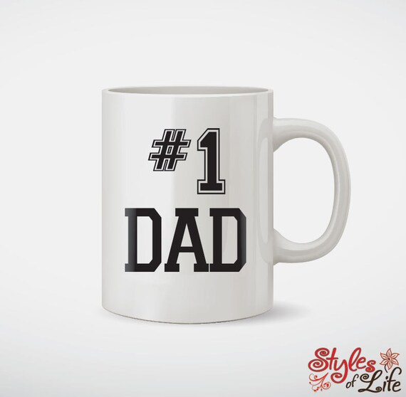 number one dad mug