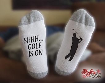Shhh... Golf Is On Socks
