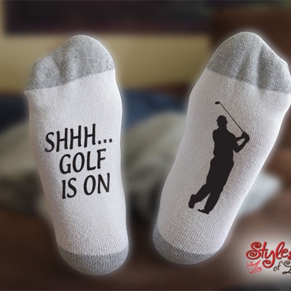Novelty Golf Socks Etsy