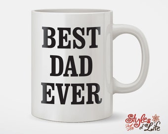 Mejor papá siempre padres día regalo taza de café