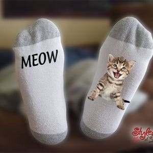 Custom Socks, Your Text, Your Pictures, Anniversary Gift, Gift For Her, Gift For Him, Gift For Wife, Gift For Girlfriend, Husband, Boyfriend