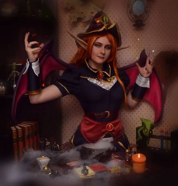 Bewitching Morgana Cosplay Costume League Of Legends Lol Skin Etsy