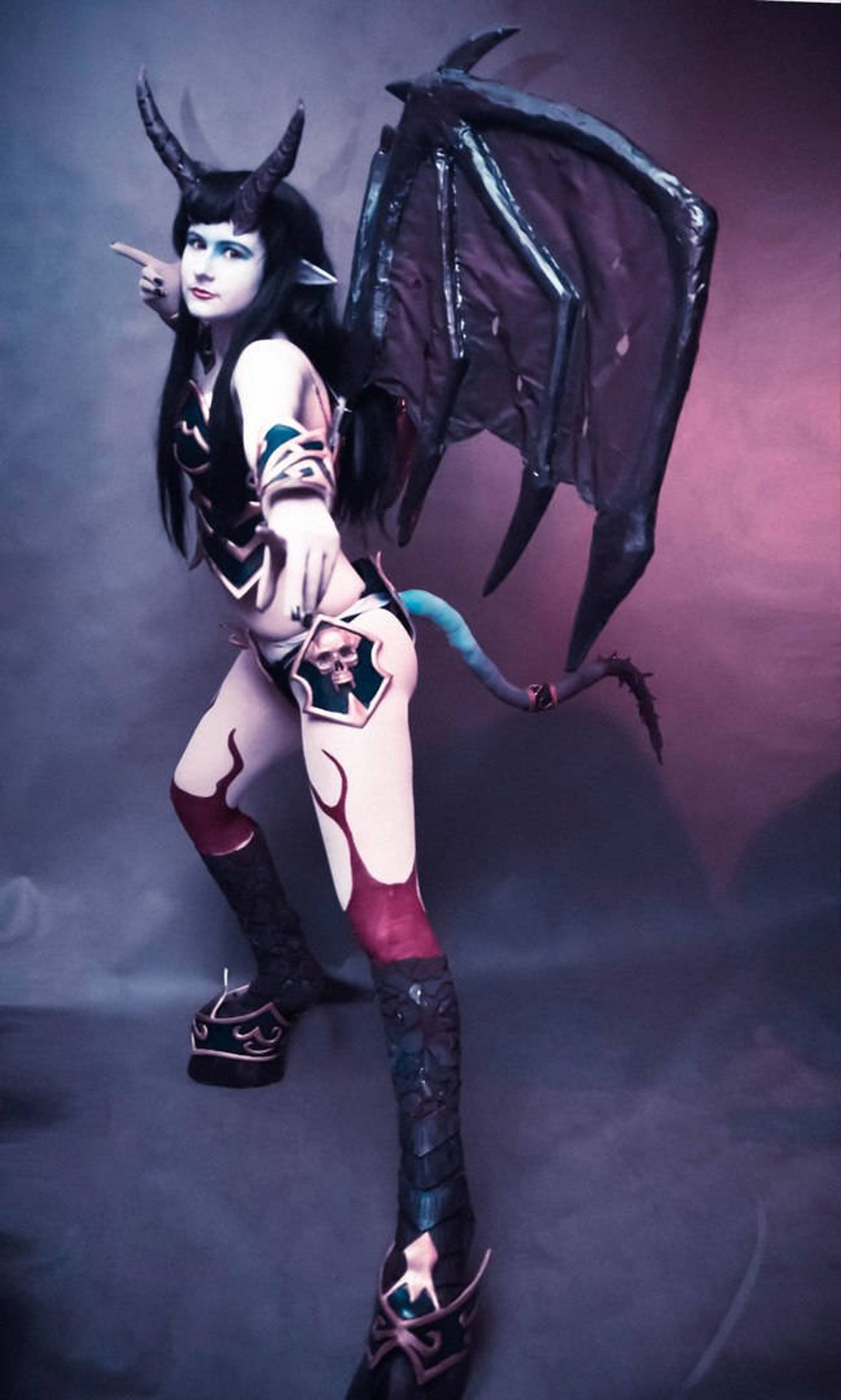 Succubus cosplay costume wow world of warcraft blizzard games Etsy