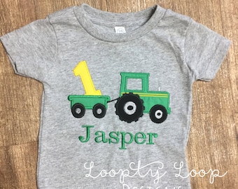 Tractor Birthday Shirt