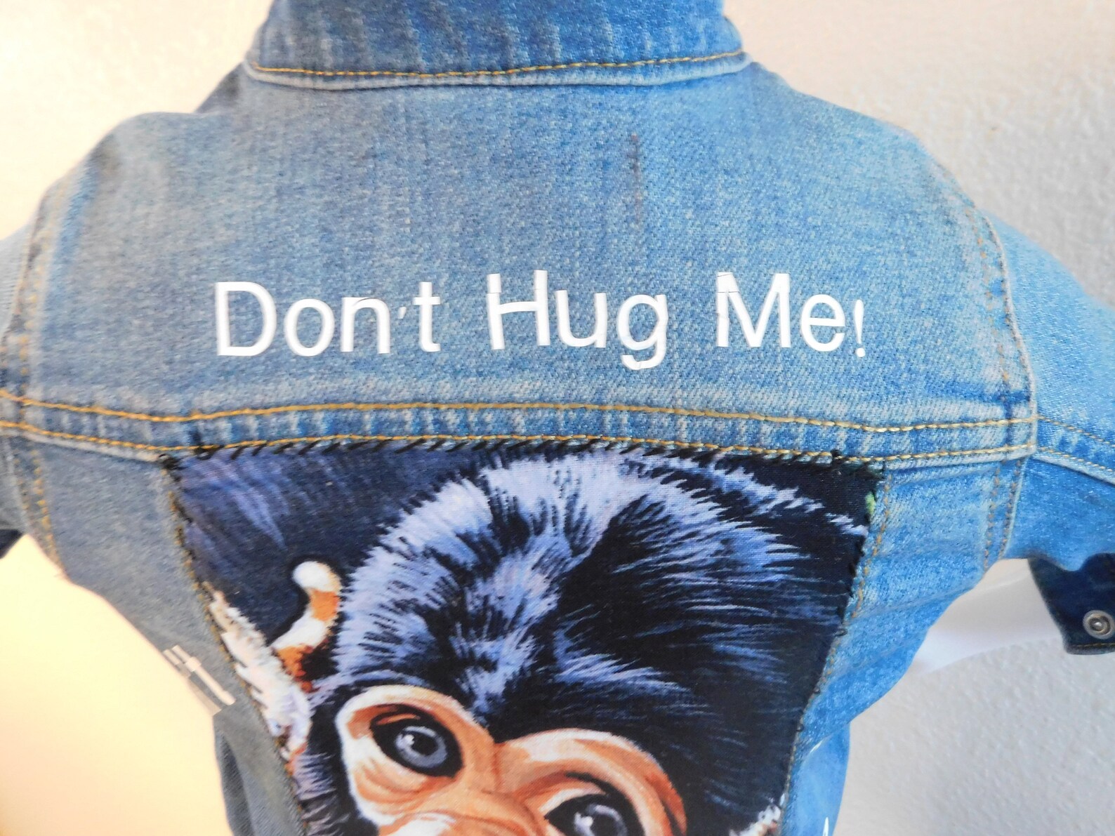 Baby Monkey Denim Jacket size 1824 M Etsy