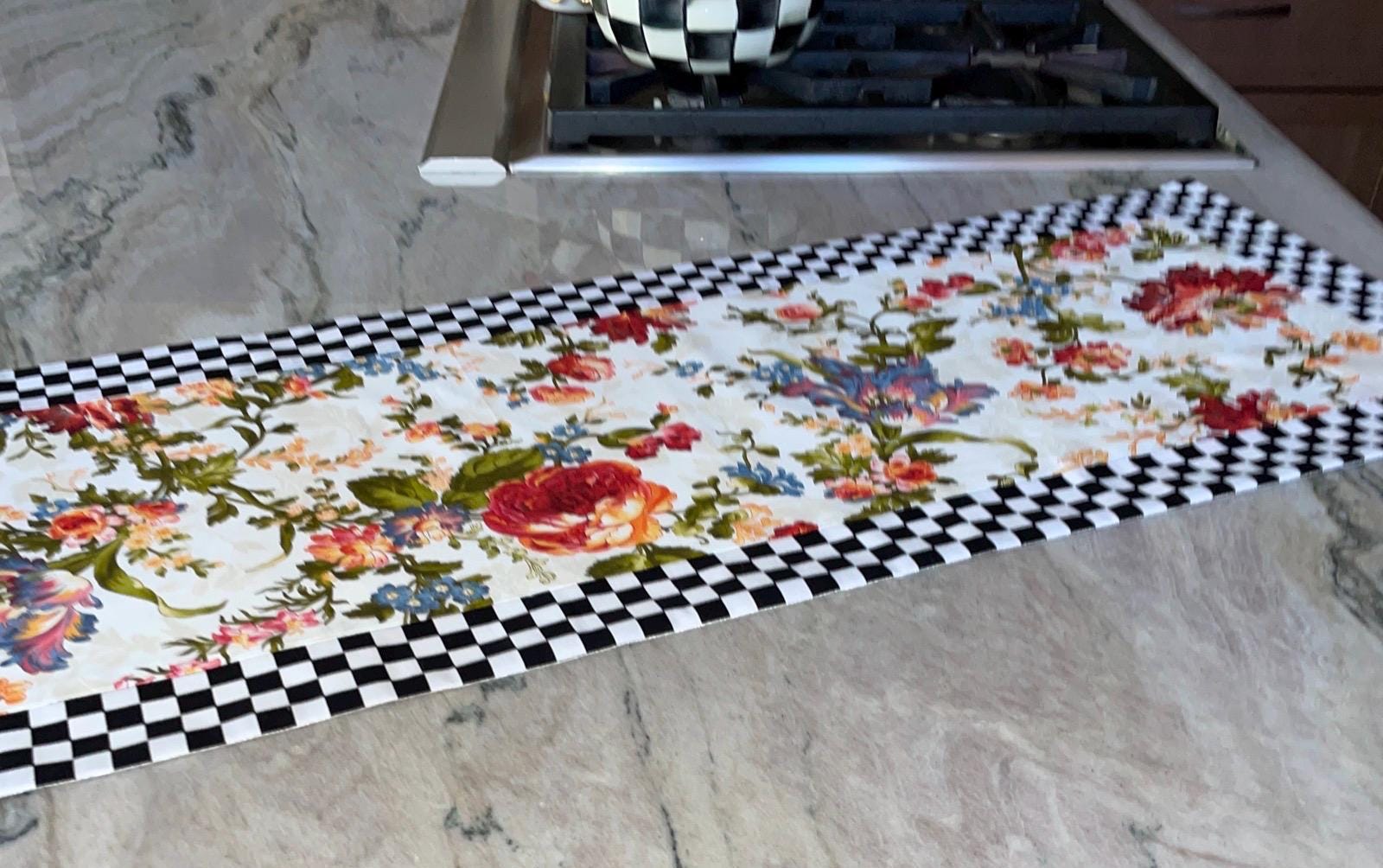Mackenzie Childs Inspired Table Runner - Etsy display picture 1