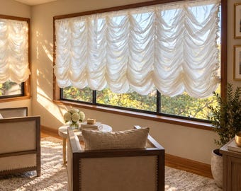 custom AUSTRIAN SHADE (fabric included)