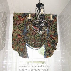 LONDON STYLE ROMAN shade (custom)