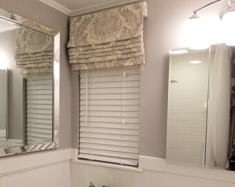 Cortina romana plana de imitación - VALANCE (tu tela, mi forro premium)