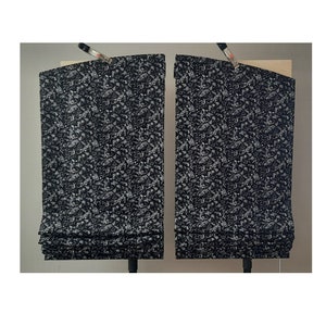 ARCHED ROMAN SHADE (your fabric, my lining)