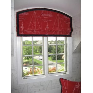 ARCHED ROMAN SHADE - custom