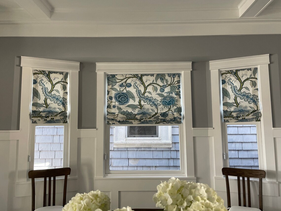 Custom FLAT ROMAN SHADE Etsy