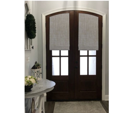 Arched Roman Shade For Your Door Custom Arched Roman Shade For Your Door Custom, Curtains For Arched Doors
