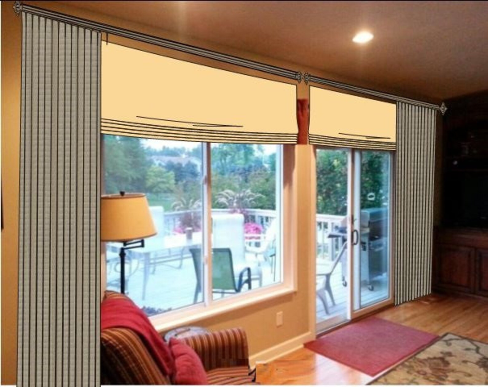 CUSTOM WINDOW TREATMENTS Digital Rendering - Etsy