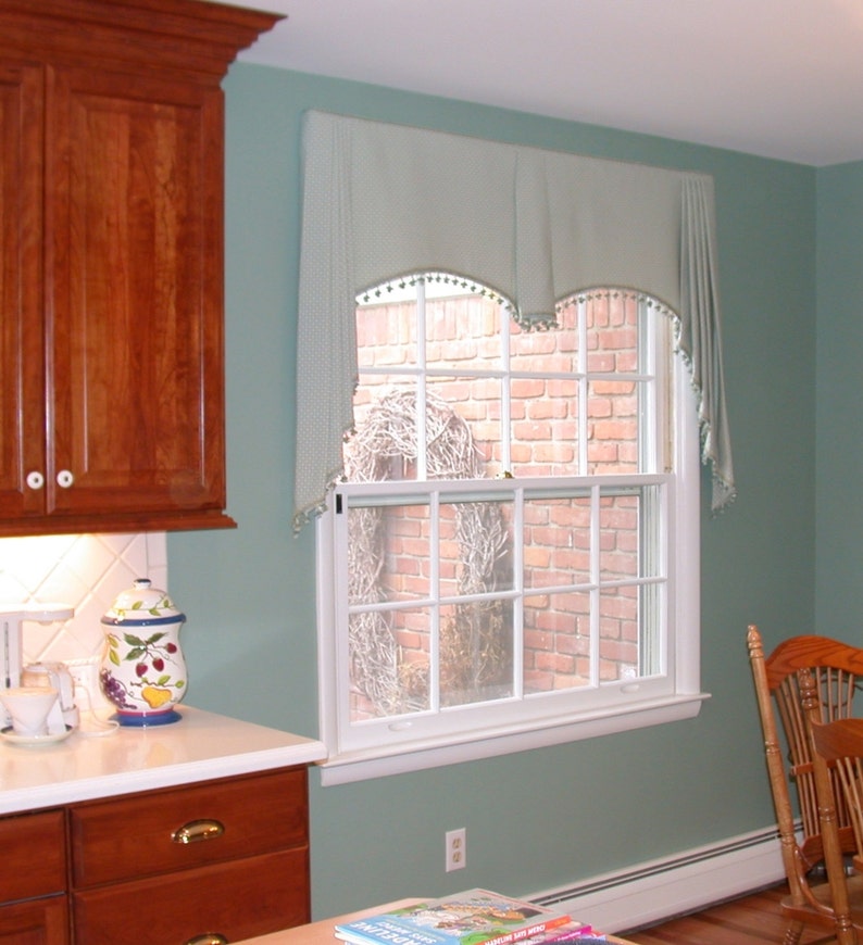 Custom Window Treatments ARCHED BELL Valancemade to Order Etsy