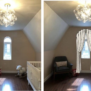 CUSTOM WINDOW TREATMENTS - Digital Rendering - Etsy