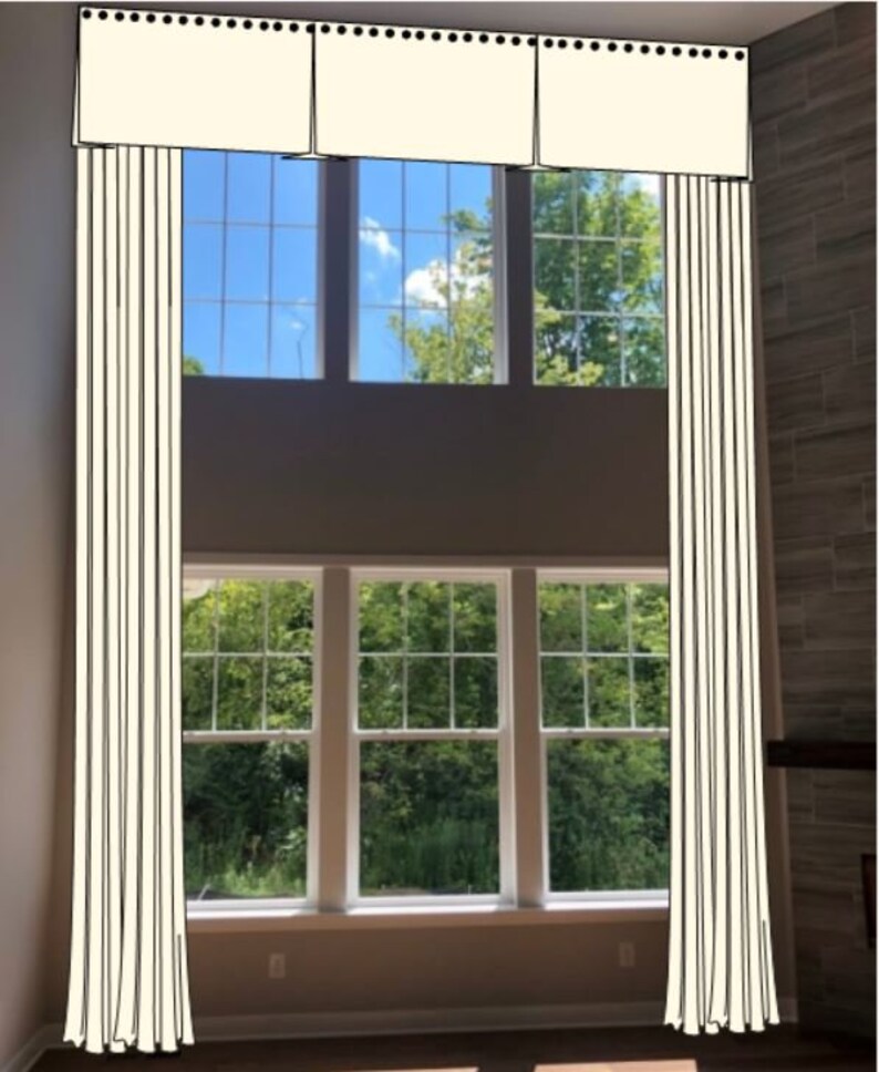 CUSTOM WINDOW TREATMENTS Digital Rendering - Etsy